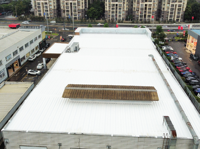 嵐圖汽車(chē)錦江全功能中心彩鋼頂防水補(bǔ)漏防腐翻新工程